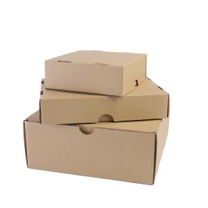 Quality Moisture Proof Clothing Packaging Recycled Folding Kraft Paper Box With Custom Logo wholesale