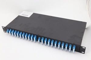 Quality LC / UPC Connectors DWDM Mux Demux 1537.40nm Wavelength For Fiber Optical Amplifier wholesale