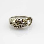 Designer Jewelry Pave Cubic Zircon 925 Silver Leopard Ring(R210)