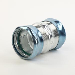Raintight EMT Compression Coupling 3/4 4 Green Cap Insulated Ring