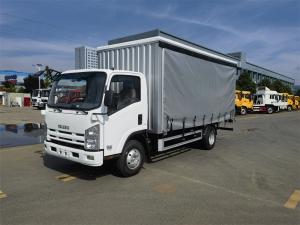 Quality GVW 3500kg Japanese Isuzu Tarpaulin truck KV100 115hp Light Cargo Box Van Truck With 2 Tons 3 Ton Loading Lorry Truck wholesale