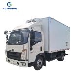4 Tons Sinotruk HOWO Reefer Truck For Transporting Vegetable Meat