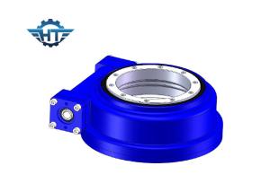 Quality 7 Inch IP66 Small Backlash Worm Gear Slew Drive With Special Hydraulic Motor For Construction Machinery wholesale