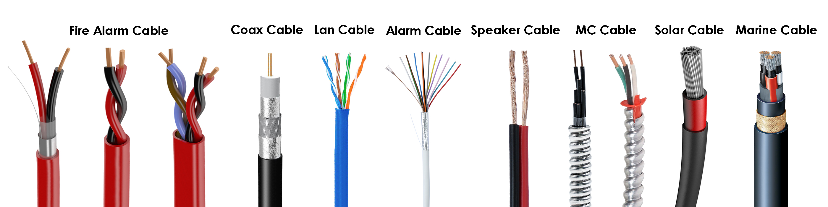 300V 500V Insulated Overall Screened Fire Alarm Cable for 2x1.5 Cores Shield Al/Foil