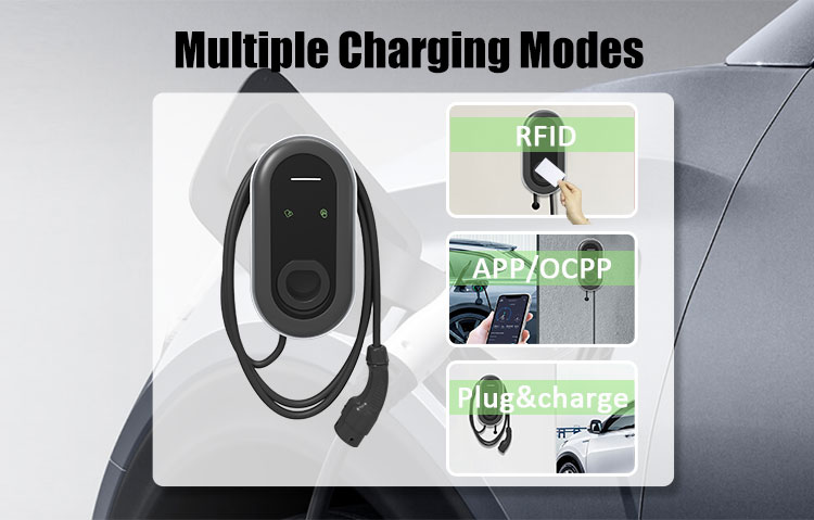 NO Charging Port Hottest 7kw EV Charger Station Insulation Detection Best Ever IP65
