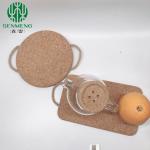 Eco-Friendly Wood Coasters Mats Home Hot Pot Cork Placemats