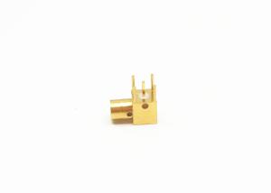 China 50Ohm SSMP RF Connector SMPM Male Plug Right Angle RF Connector on sale