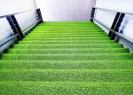 25mm Decorative Synthetic Fake Grass Carpet / Green Artificial Stair Grass 60