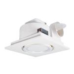 AC HAVC 100mm 125mm 150mm Exhaust Inline Duct Fan For Food Beverage