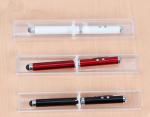 Promotional Gift LED light Touch stylus metal pen with logo printing