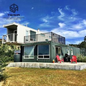 China DIY Two Stoery Container House Light Steel Building Mobile Container House on sale