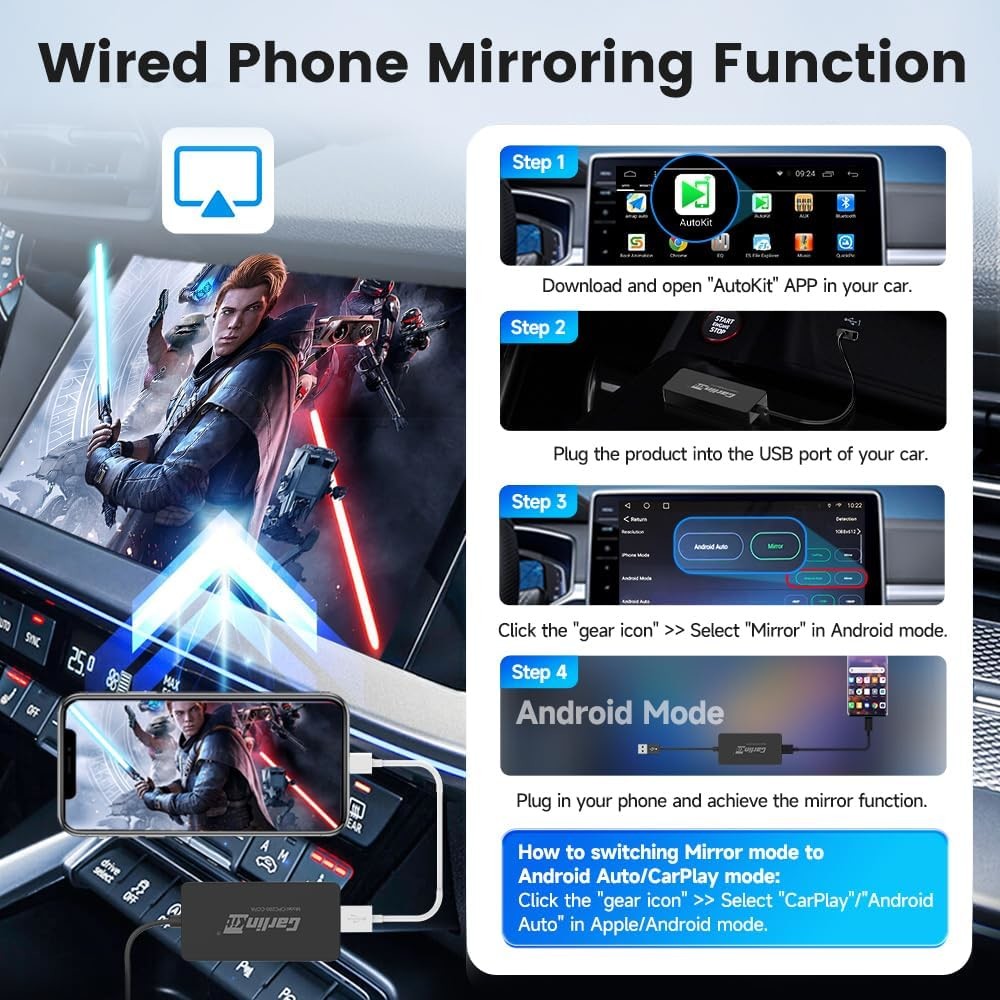 High Sensitivity CPC200-CCPA Multimedia Car Wireless CarPlay Android Auto Dongle For Android 4.4 +