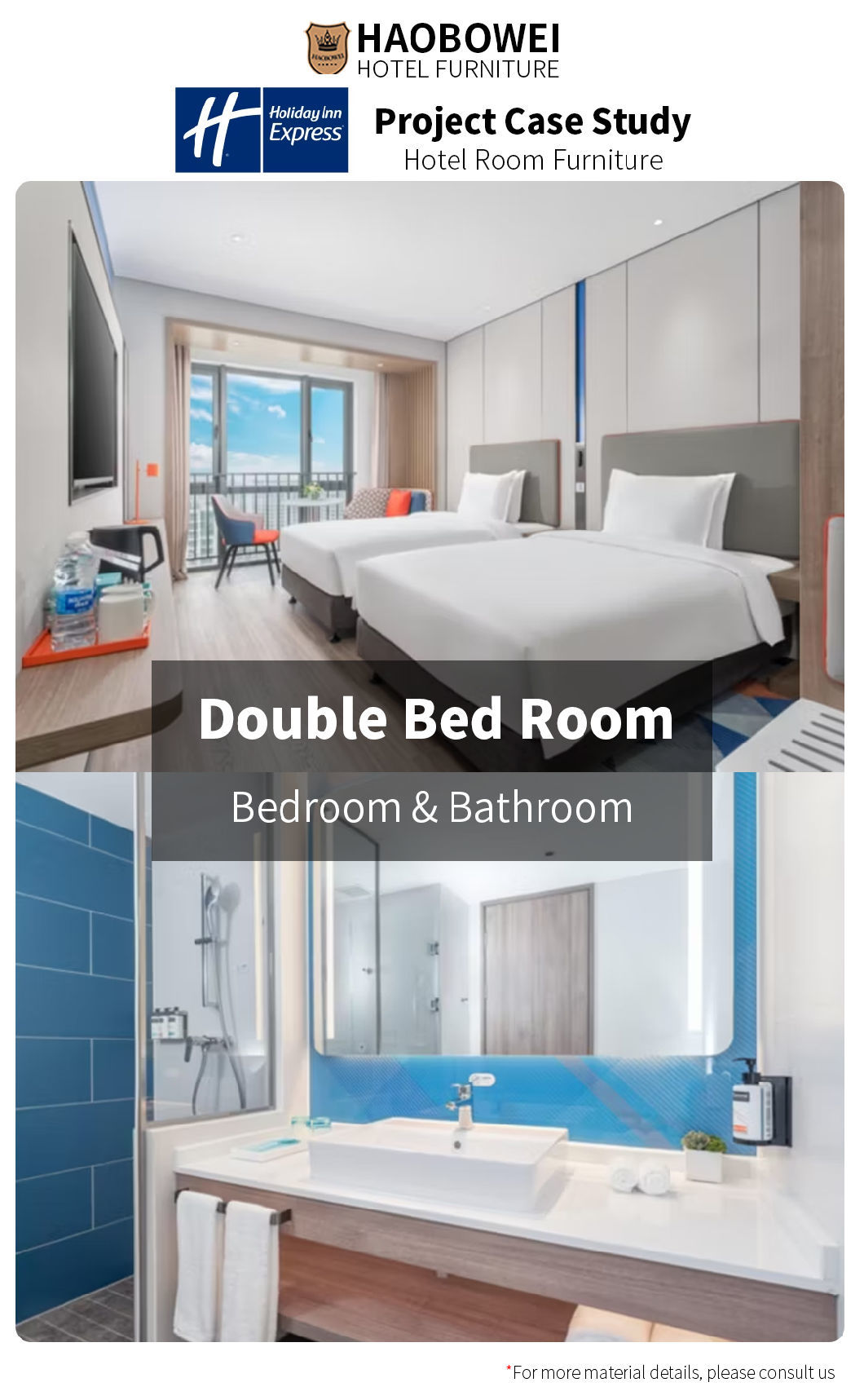 Modern Luxury Resort Hotel Furniture Foshan China King Size Custom Bedroom