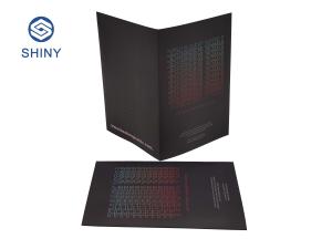 Quality 300gsm paper Luxury Recordable Greeting Cards For Birthday Christmas wholesale