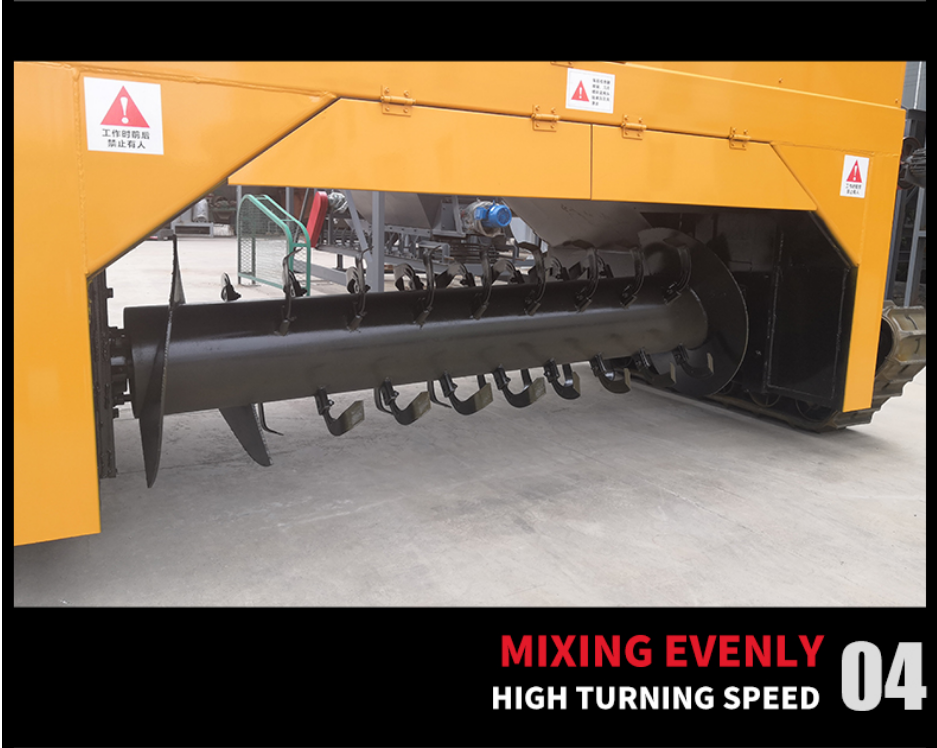 Animal Manure Fermentation Compost Turner Machine Utomatic Control