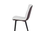 Fashionable Metal Dining Chairs With Upholstered Seats