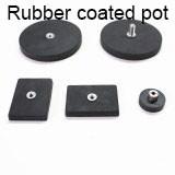 Quality Rubber Coated Super Strong Magnetism Round Base for Cars Assemblies wholesale