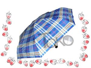 Quality Travel Size Sturdy Compact Umbrella Nylon Fabric 5 Section Aluminum Shaft wholesale