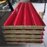 Red Sandwich Panel Roof Building Material Panel Color Coated Sandwich Roof