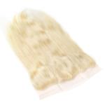 Ear To Ear 13x4 Lace Closure Blonde Hair Straight Virgin Hair Natural Color