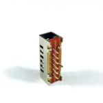 10000 Cycles 6 Position Wiki Mini Slide Switch DC50V 0.5A