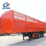 Aotong 3 Axles Semi Tralier for sheep cow pig transport Customers Optional
