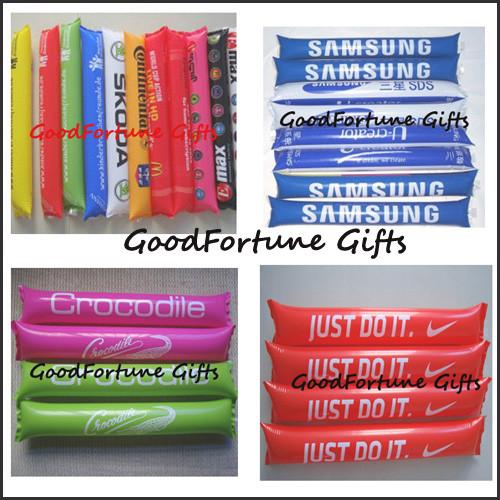 Customed Inflatable PE inflatable clapper dance festival cheering stick printed