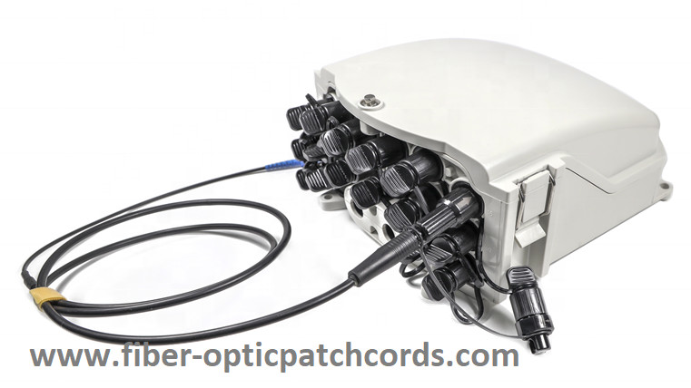 FTTH 16 Port Splicing Optical Fiber Terminal Box IP55 Mini SC Adapters