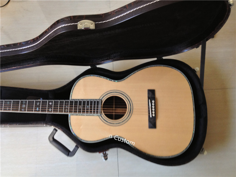 all Solid OO42sc acoustic guitar customized handmade guitar