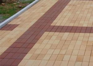 Quality Low Water Absorption Outdoor Wood Floor Tiles , Thin Brick Pavers For Garden / Landscape wholesale