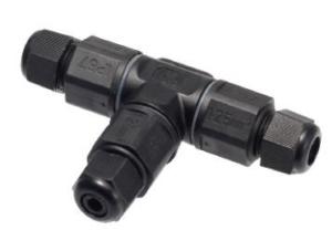 Quality Contact Resistance 20mΩ Black Waterproof Cable Connector Effective Protection wholesale
