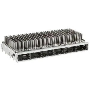 Quality TE 2143330-3 QSFP+ Cage Ganged (1x6) with Heat Sink Connector 14 Gb/s wholesale