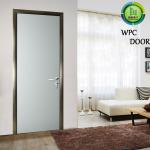 Waterproof Entrance Residential WPC Doors 45mm Thickness Bedroom Use