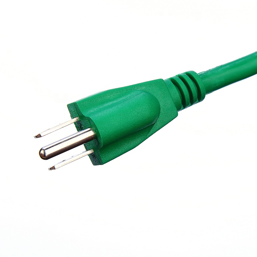 10FT 16/3 Indoor Outdoor Waterproof 3 Prong Flexblie SJTW Weatherproof 13AMP 1625W 16AWG Heavy Duty Electric RV Extension Cord