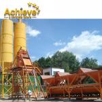 HZS35 Stationary Concrete Batching Plant Ready Mixed JS750 3.8m