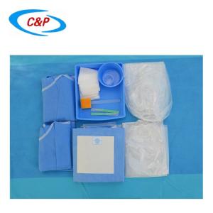Quality Blue SMS Nonwoven Angiography Drape Pack With Waterproof Protection wholesale