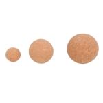 ISO Sustainable Cork Ball Lid For Glass Storage Jars Dia 80mm