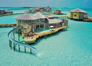 Quality Hurricane Proof Prefab Bungalow , Overwater Bungalow Prefab Wooden House wholesale