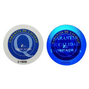 Quality PET Custom Fluorescent Stickers Waterproof Anti Counterfeit Trademark Label wholesale