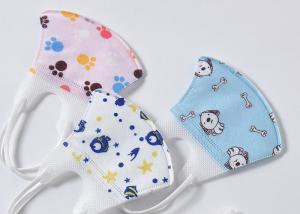 Quality No Toxic Printed Pattern Earloop Childrens 3D Face Mask wholesale