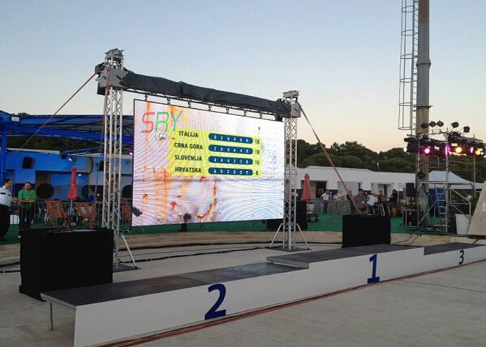 SMD P10 Digital outdoor rental led display Synchronous Control System