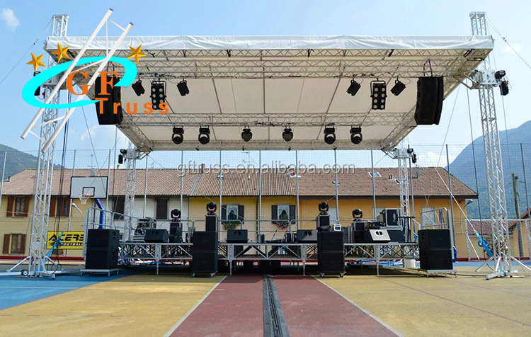 Exhibition Stage Lighting Bolt Truss Frame Structure Aluminum Light Truss