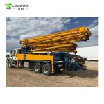 Used 25T Truck Concrete Pump With Max. Delivery Height 24 - 36 M Oil Tank