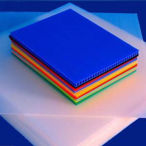 Quality 12mm Thick Eco Fluted Polypropylene Sheet Plastic Hollow Board wholesale
