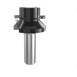 Quality 45 Degree V Notch Tongue And Groove Joint Router Bit Cutting 35mm Dia wholesale