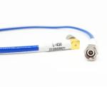 450mm Stainless Steel K2.92mm Male To Male Right Angle RF Cable Assemblies Cable