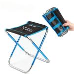 Aluminum outdoor folding chairs 22.5*24.8*27cm logo customized blue color