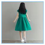 Fashion Loose Style Casual Women Plus Size Dresses Fat Girls Clothing