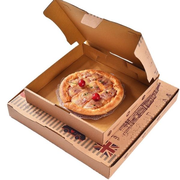 Custom Logo Bulk Rectangle Corrugated Cardboard Pizza Boxes 30 Inch Cajas White