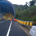 Galvanized Powder Coated Road Safety Barrier with Stainless Steel Frame and